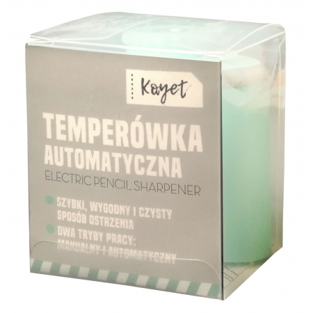 Temperówka Automatyczna Elektryczna Baterie Miętowa